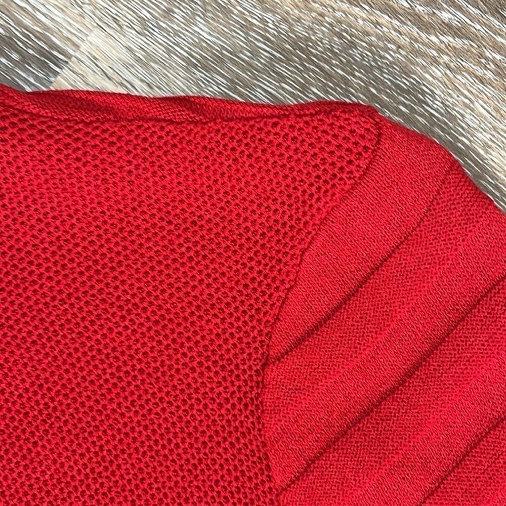 Renuar Women's Red Turtleneck Sweater Size S Old Money 90s Y2K Gilmore - Picture 6 of 12